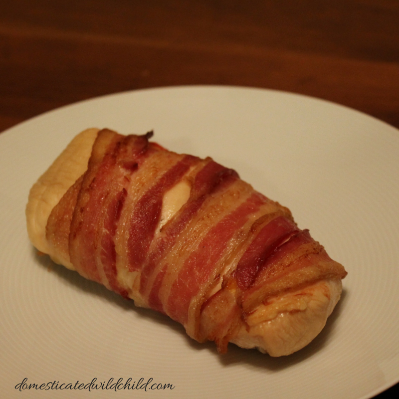 bacon wrapped stuffed chicken
