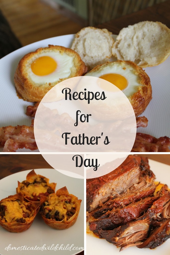 Recipes for Father's Day