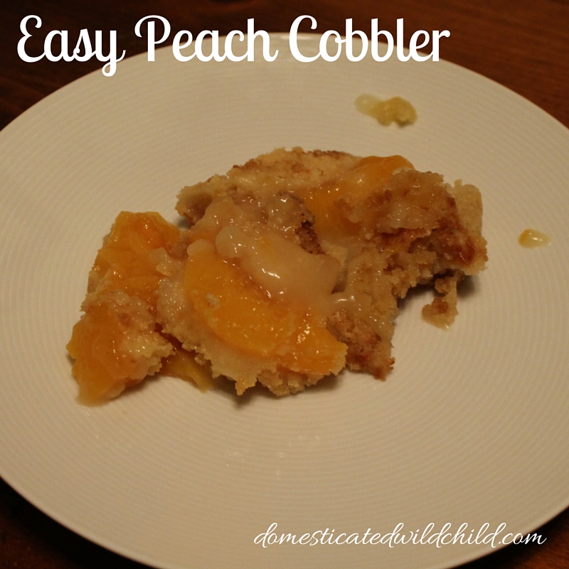 Easy Peach Cobbler-2