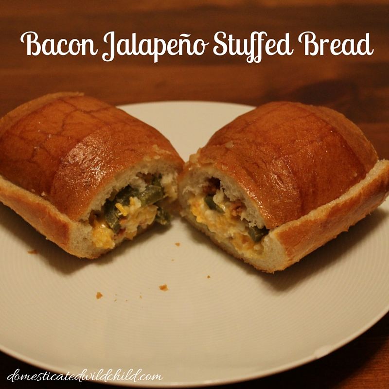 Bacon Jalapeño Stuffed Bread