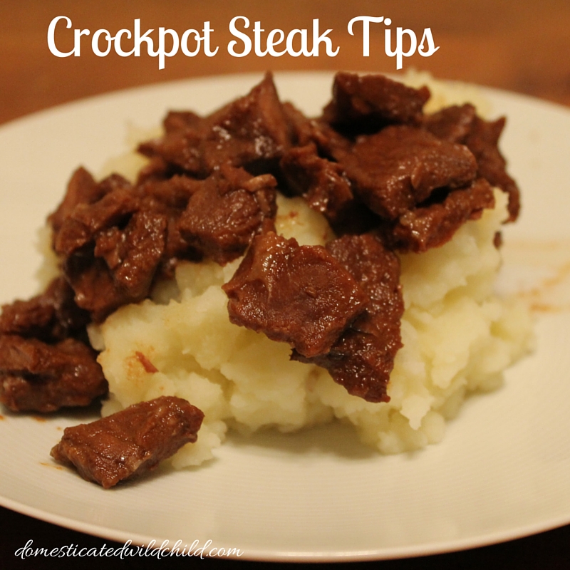 Crockpot Steak Tips