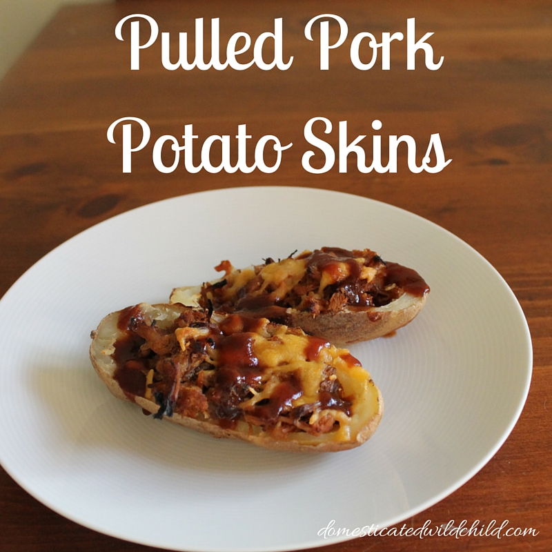 Pulled Pork Potato Skins