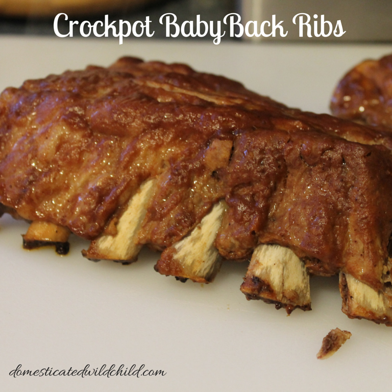 Crockpot BabyBack Ribs