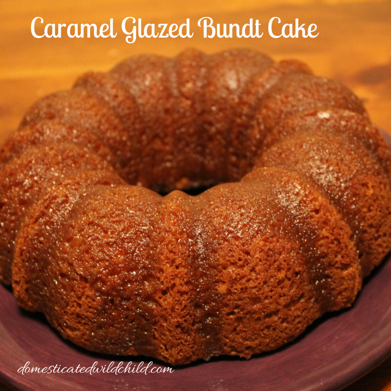 Caramel Glazed Bundt Cake
