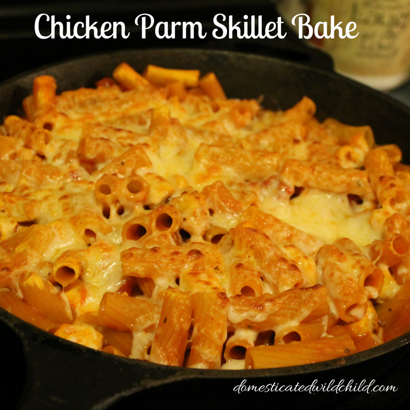 Chicken Parm Skillet Bake