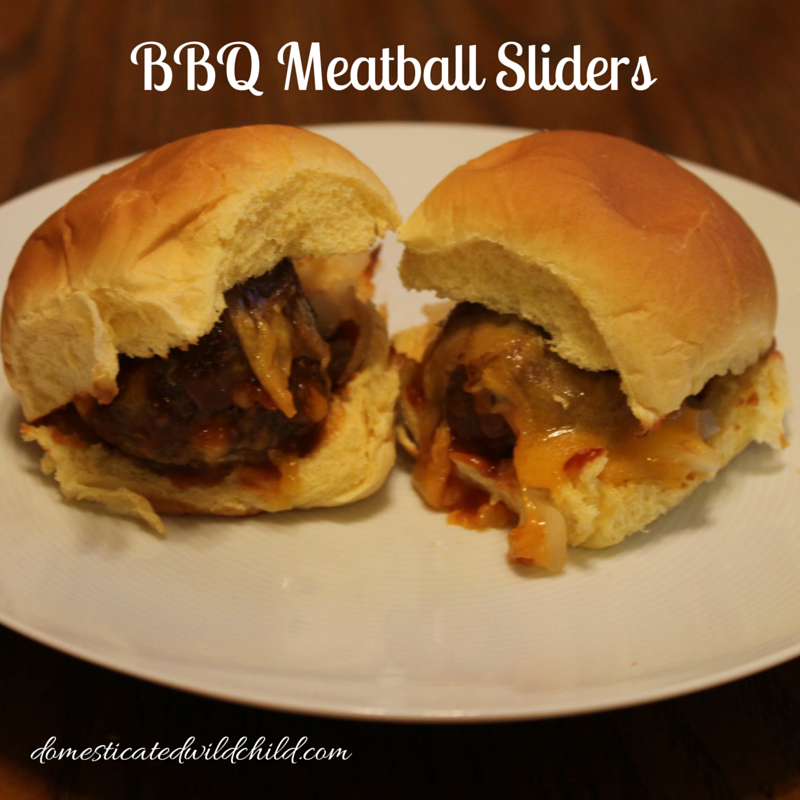 BBQ Meatball Sliders