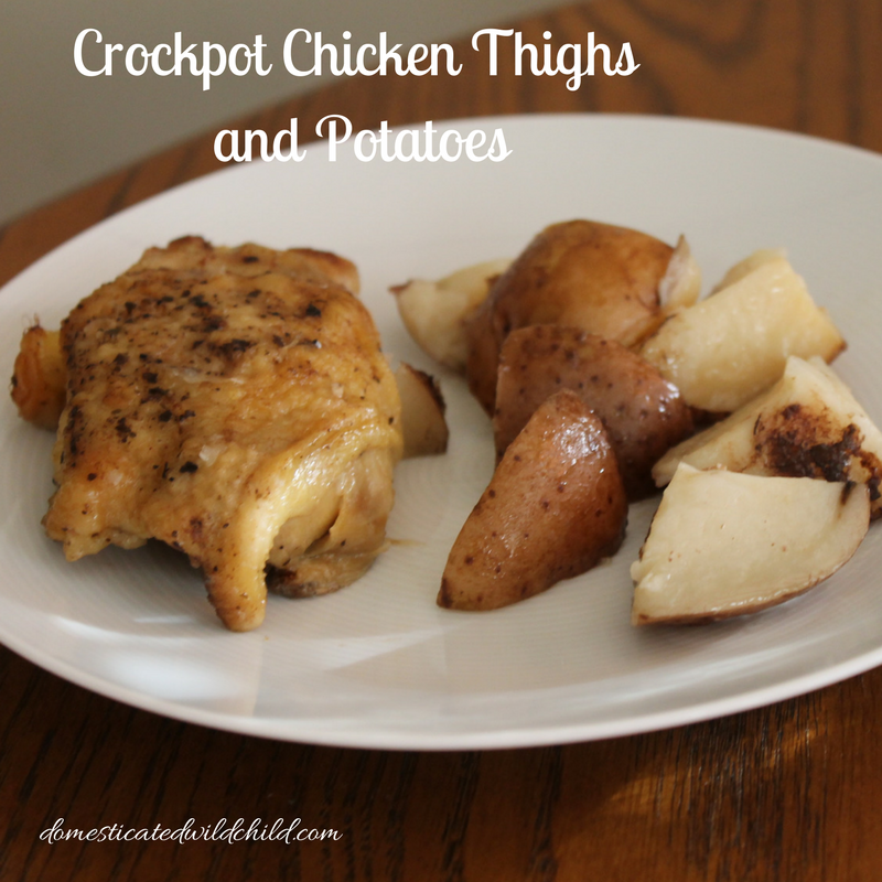 Crockpot Chicken Thighs and Potatoes