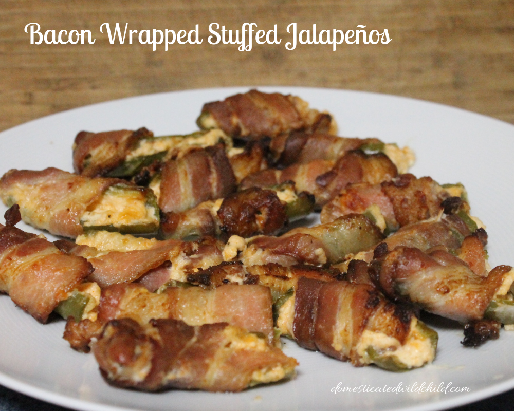 Bacon Wrapped Stuffed Jalapeños 